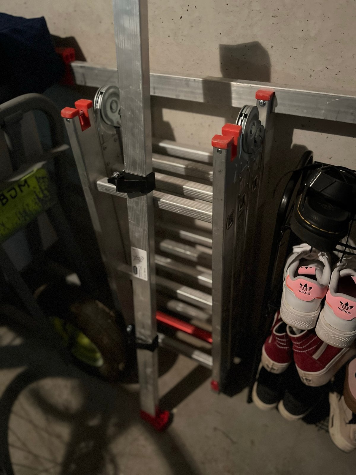 Altrex Stabiliteitsbalk 700 - 3-delige ladder, Gebruikt, Ophalen of Verzenden, Ladder, Opvouwbaar of Inschuifbaar
