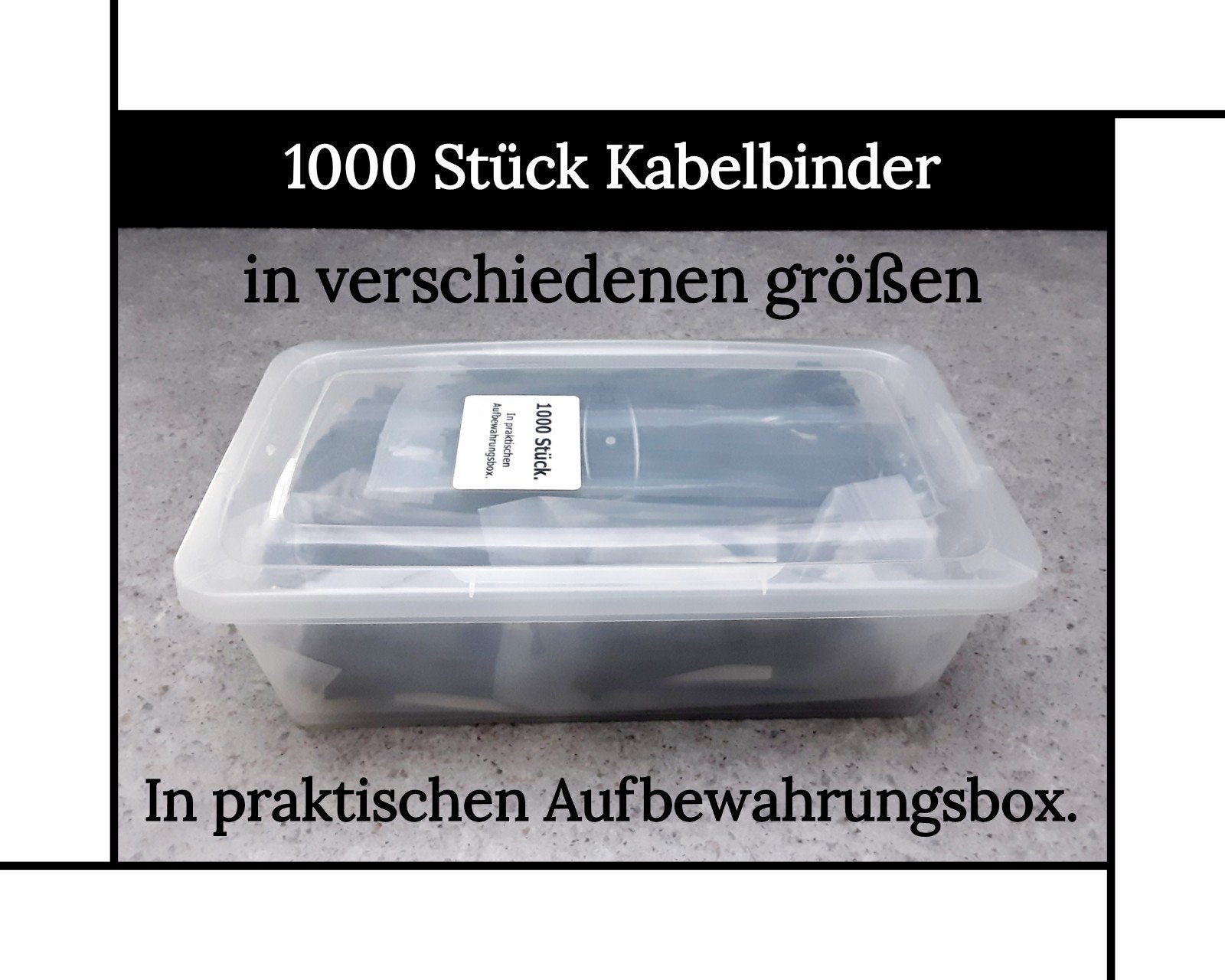 Assortiment Tyraps - Bundelbandjes - Kabelbinders / Nieuw, Ophalen of Verzenden, Nieuw