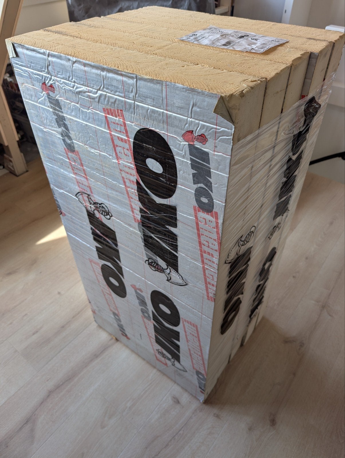 IKO Enertherm ALU FB isolatieplaten (100mm), 18 m2 totaal,, Ophalen, Vloerisolatie, Nieuw, Hardschuim (Pir)