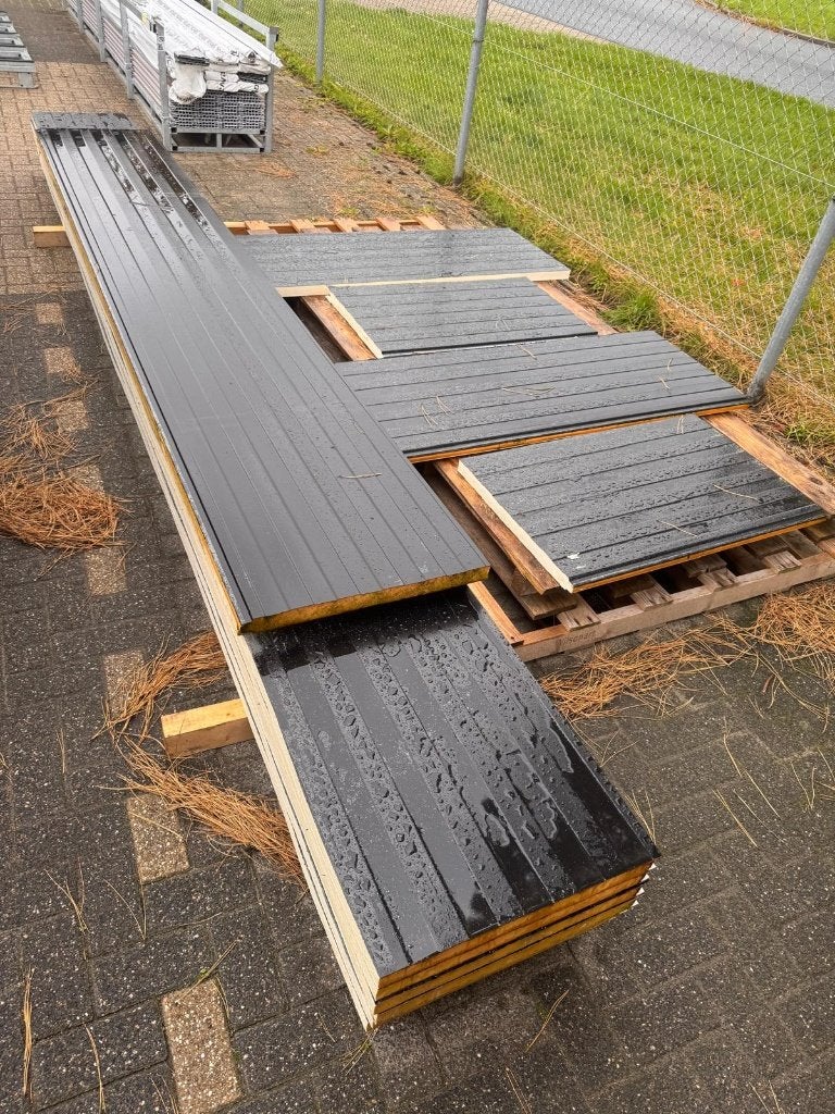 Restpartij PIR sandwichpanelen – 40 mm – zwart/wit - 20m², Ophalen, 4 tot 8 cm, ., Vloerisolatie