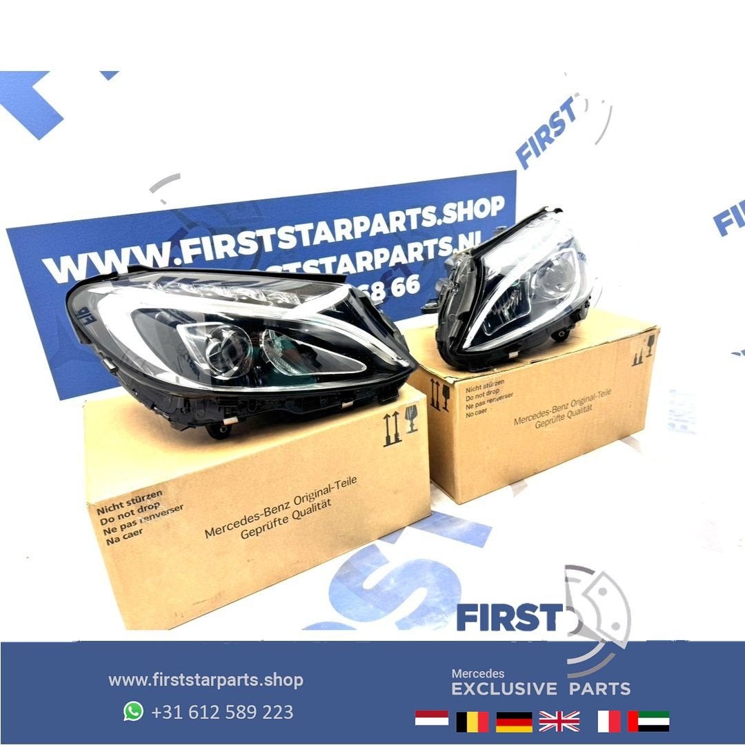 C205 W205 LED High Performance KOPLAMP SET Links Rechts Merc, Gebruikt, -, Ophalen of Verzenden, -