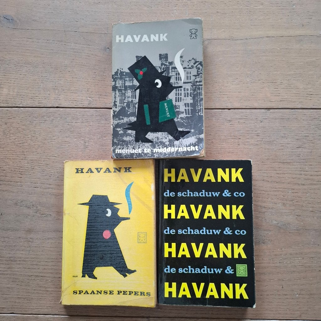 3 x havank spaanse peper/menuet te middernacht/schaduw & co, Boeken, Ophalen of Verzenden, Gelezen