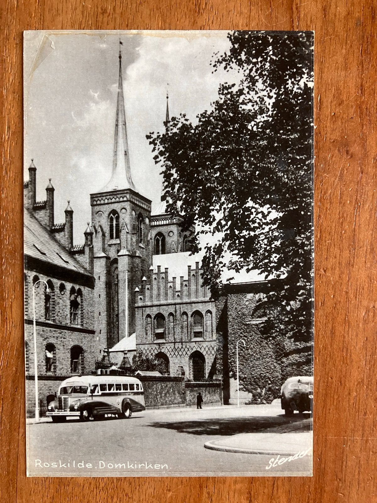 Roskilde - Domkirken - Denemarken, Verzamelen, Ophalen of Verzenden, 1940 tot 1960, Gelopen, Overig Europa