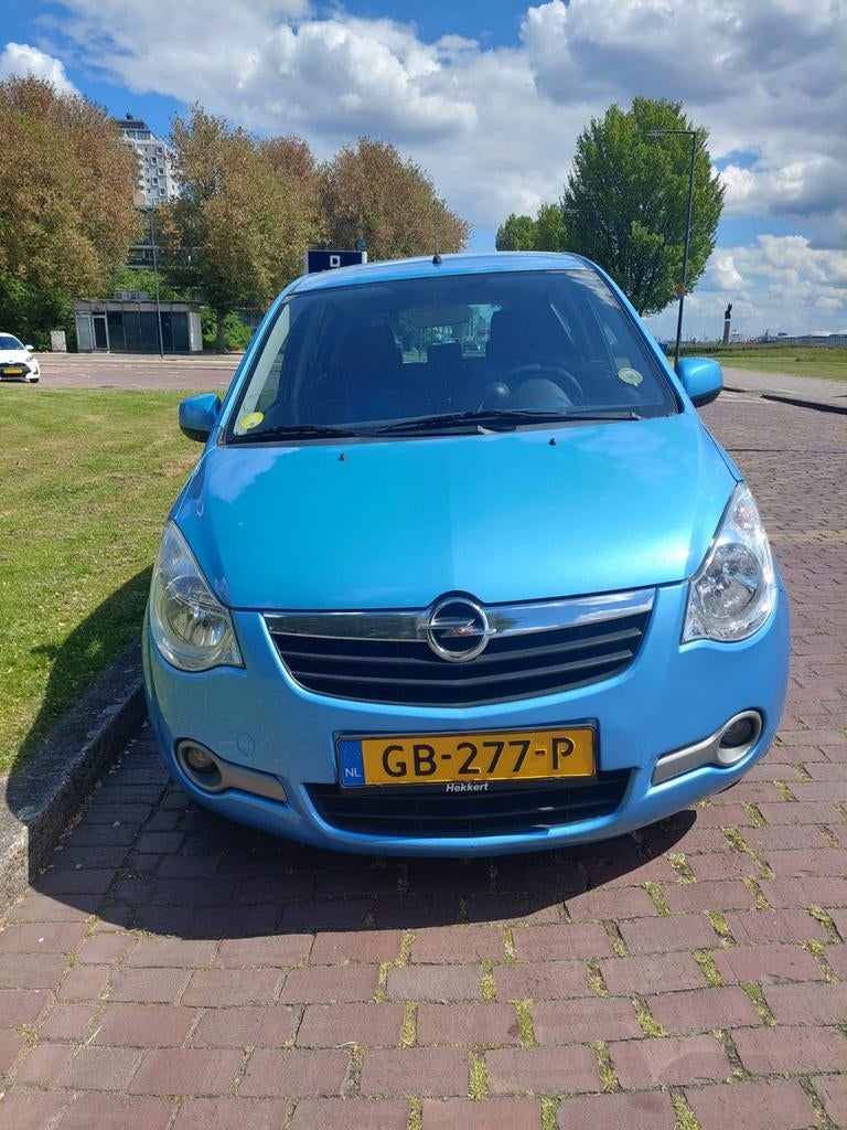 Opel Agila 1.0 12V 2008 Blauw, 31 €/maand, Blauw, 996 cc, Handgeschakeld