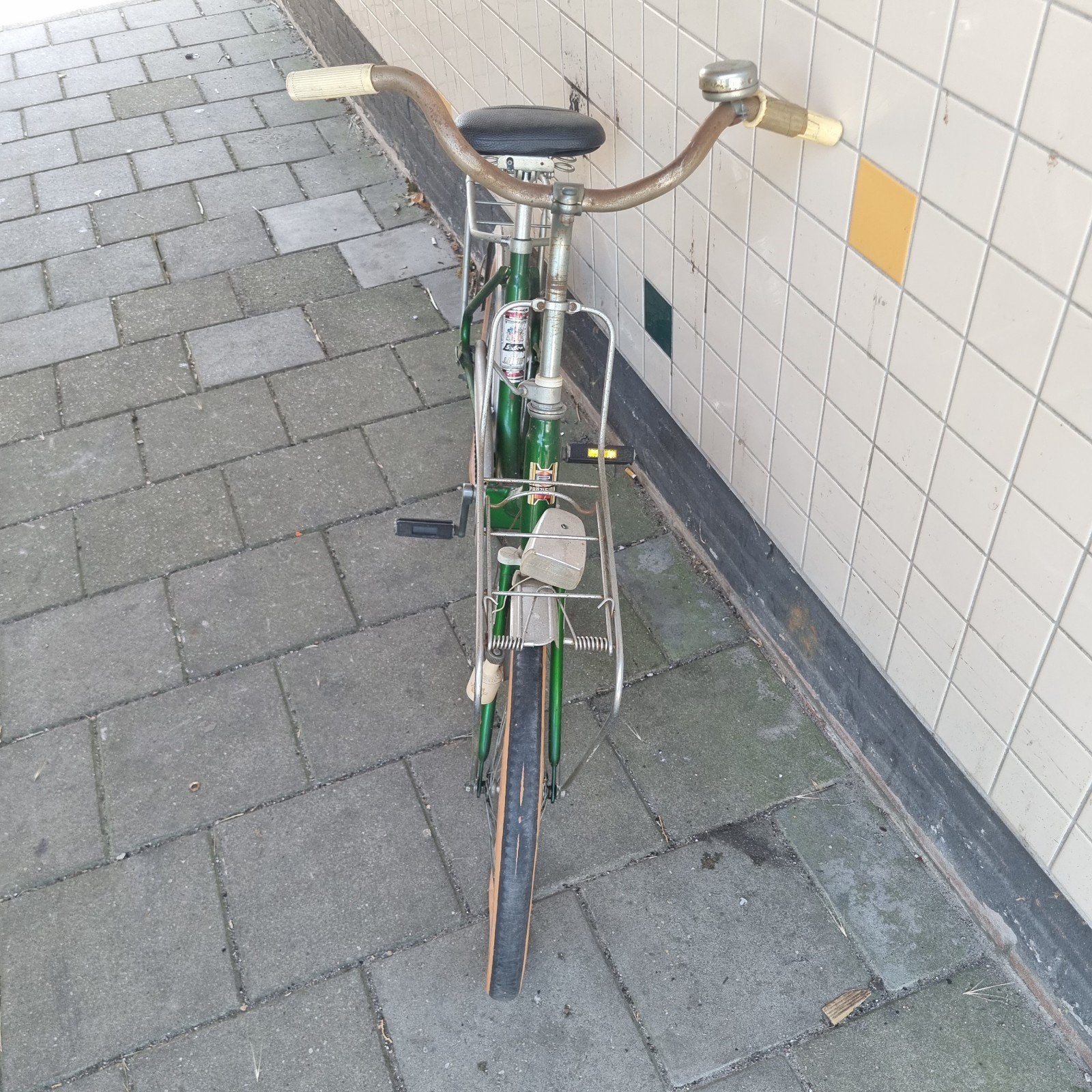 Vintage Praezision vouwfiets - Groen, Ophalen of Verzenden, Gebruikt