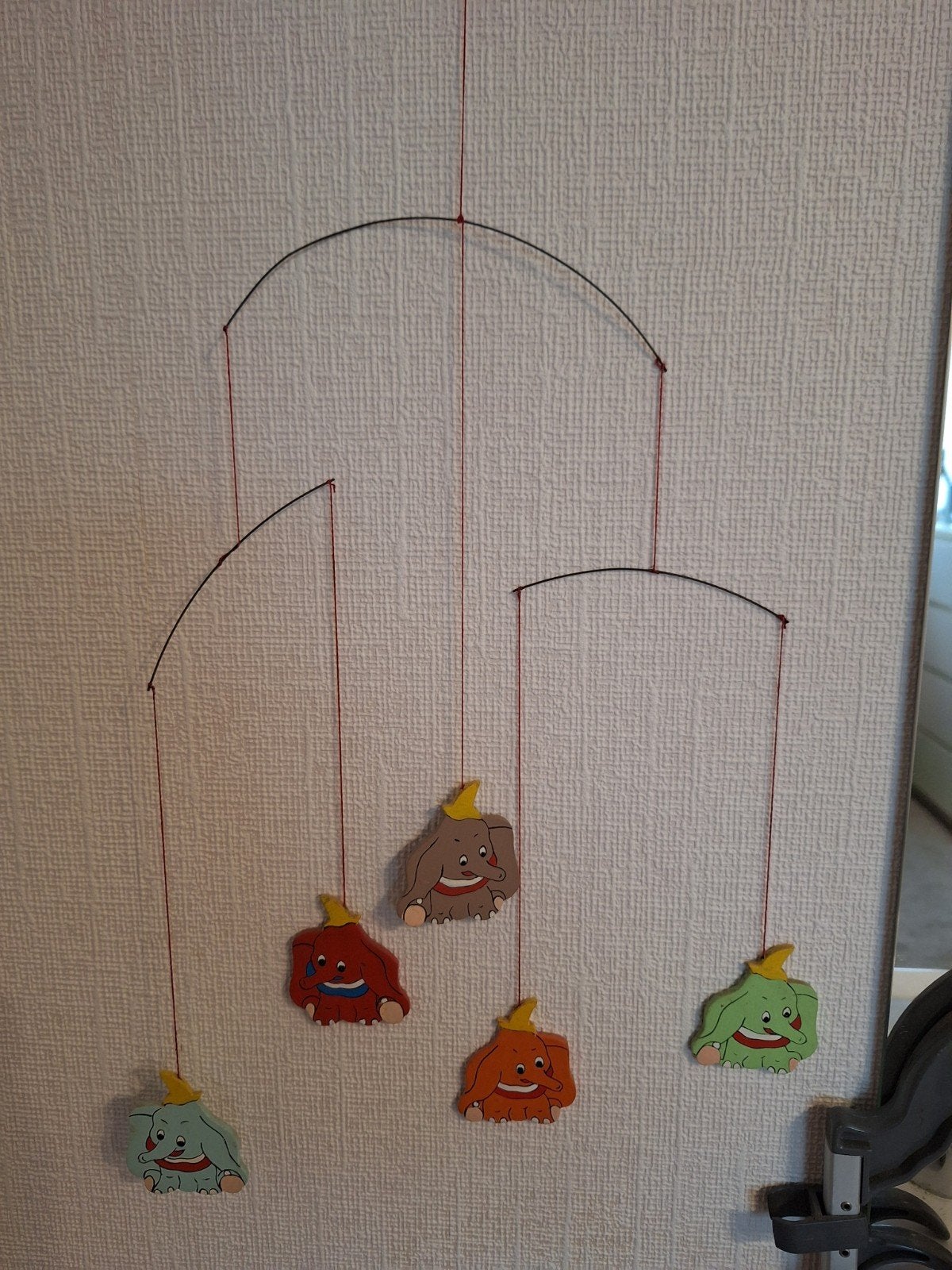 Leuke baby mobiel met olifantjes, Ophalen of Verzenden, Zo goed als nieuw, Mobiel