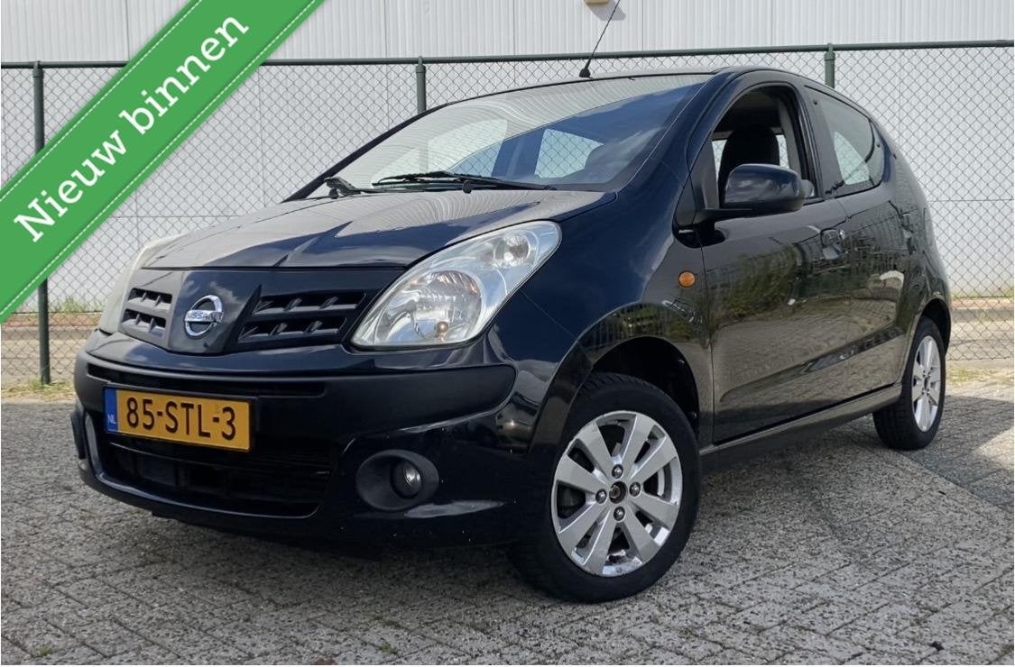 Nissan Pixo 1.0 Look | Airco | APK = 14-8-2027, Auto's, Nissan, Voorwielaandrijving, Euro 5, Stof, Gebruikt
