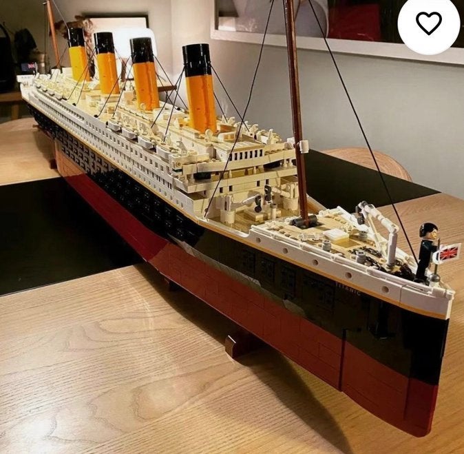 Te koop titanic namaak lego