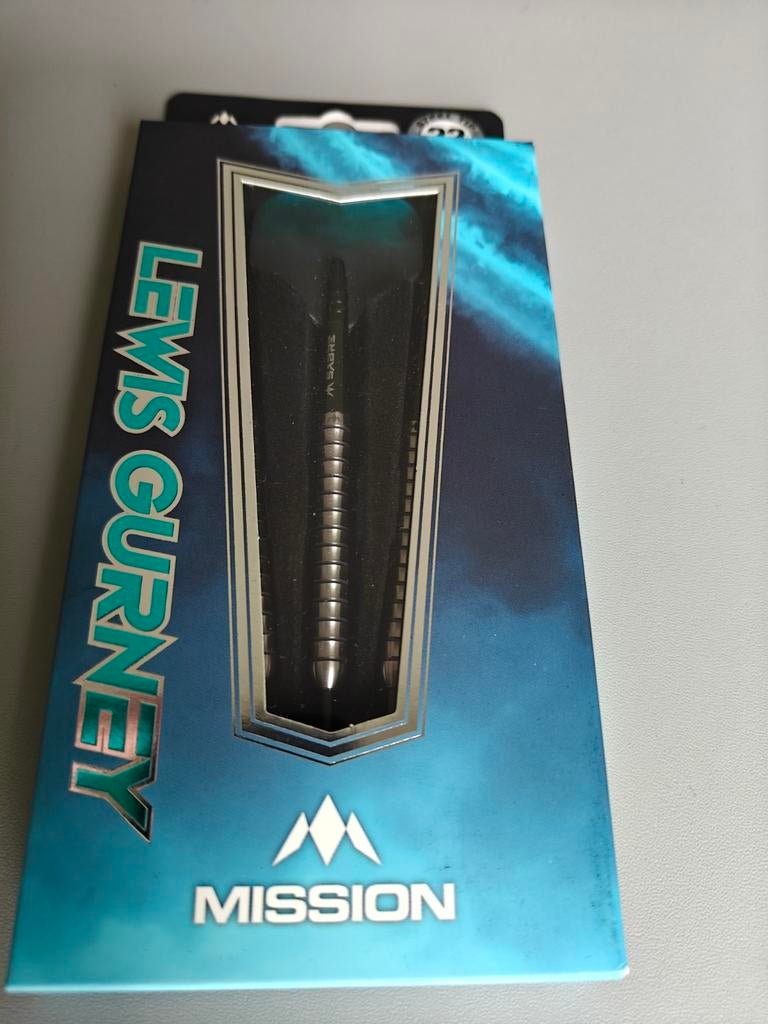 Mission Lewis Gurney Darts 22 gram- Nieuw in doos, Sport en Fitness, Darts, Ophalen of Verzenden, Nieuw, Pijlen