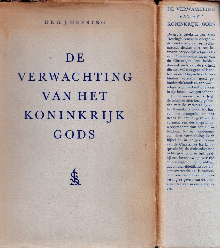 Dr. G.J. Heering. De verwachting van het Koninkrijk Gods., Boeken, Ophalen of Verzenden, Gelezen, Christendom | Protestants