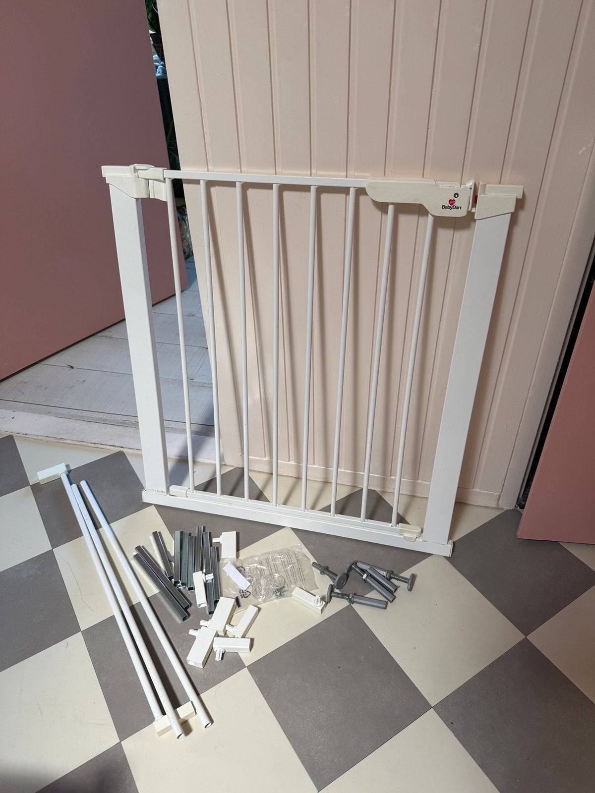 Wit metalen klemhekje voor kinderen, Ophalen, Gebruikt, Klemhekje, Metaal of IJzer