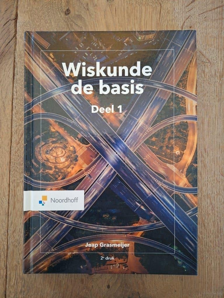 Wiskunde de basis 1, J. Grasmeijer, Zo goed als nieuw, Beta, HBO