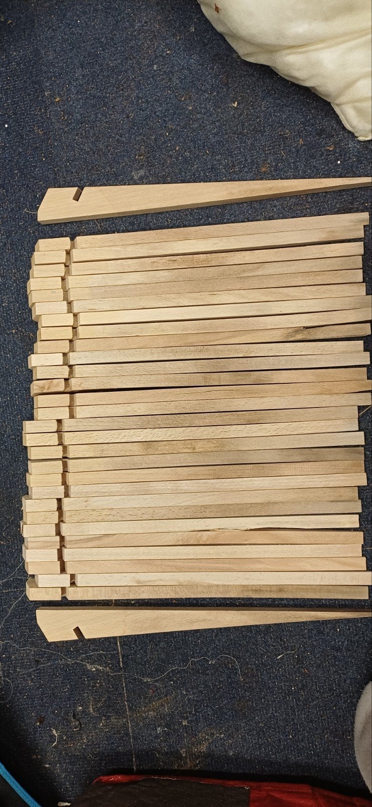 30 houten haringen, Caravans en Kamperen, Ophalen of Verzenden, Nieuw