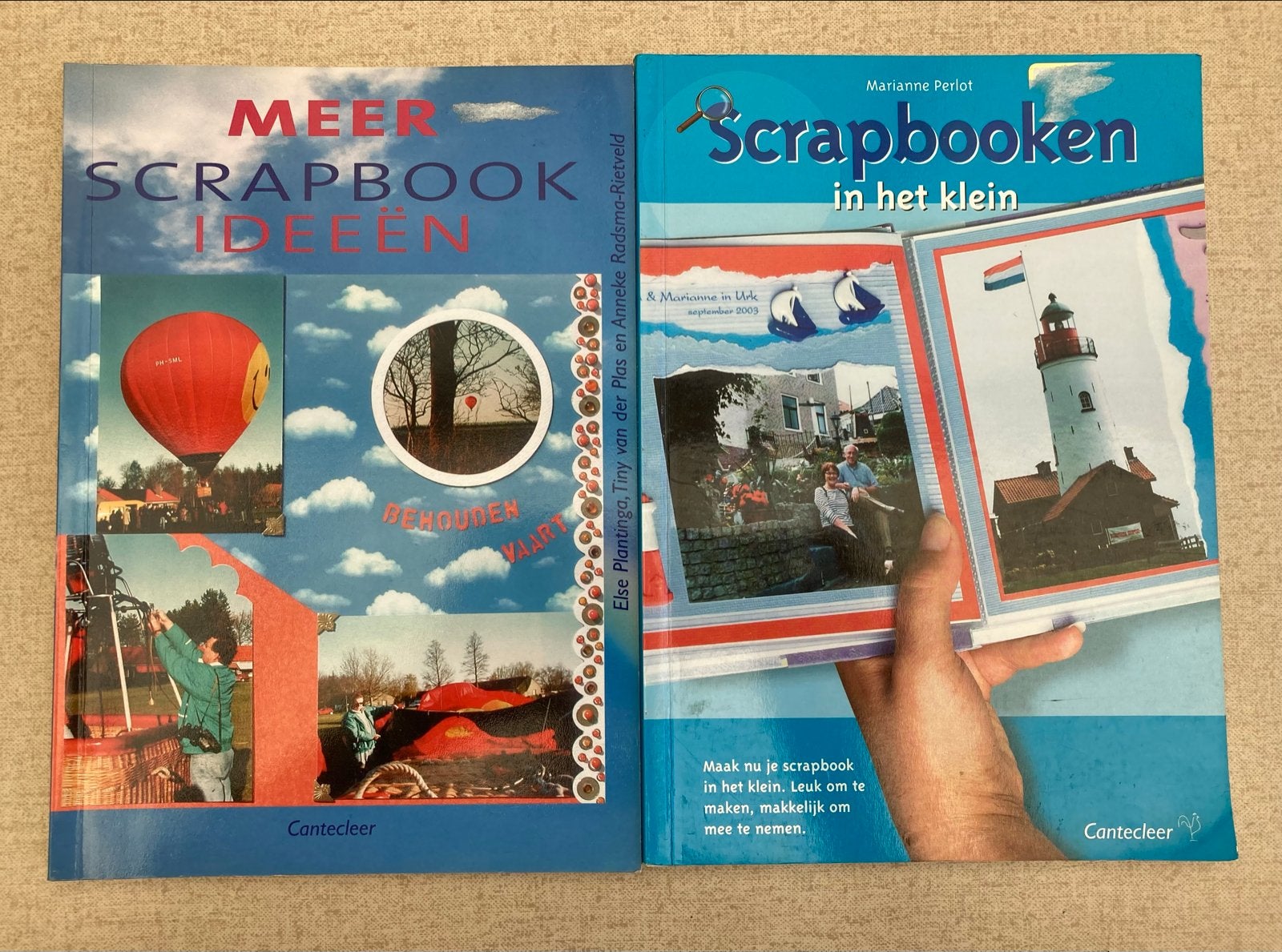 2 Scrapbook boeken: Meer Scrapbook Ideeën & Scrapbooken in h, Ophalen of Verzenden, Gebruikt, Album of Boek, Overige merken