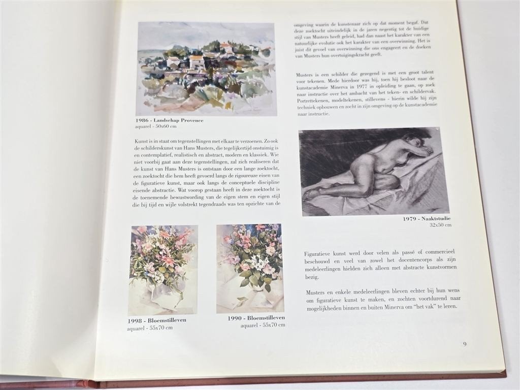 Hans Musters — Kunst & Werk Overzicht Catalogus, Ophalen of Verzenden, Gelezen