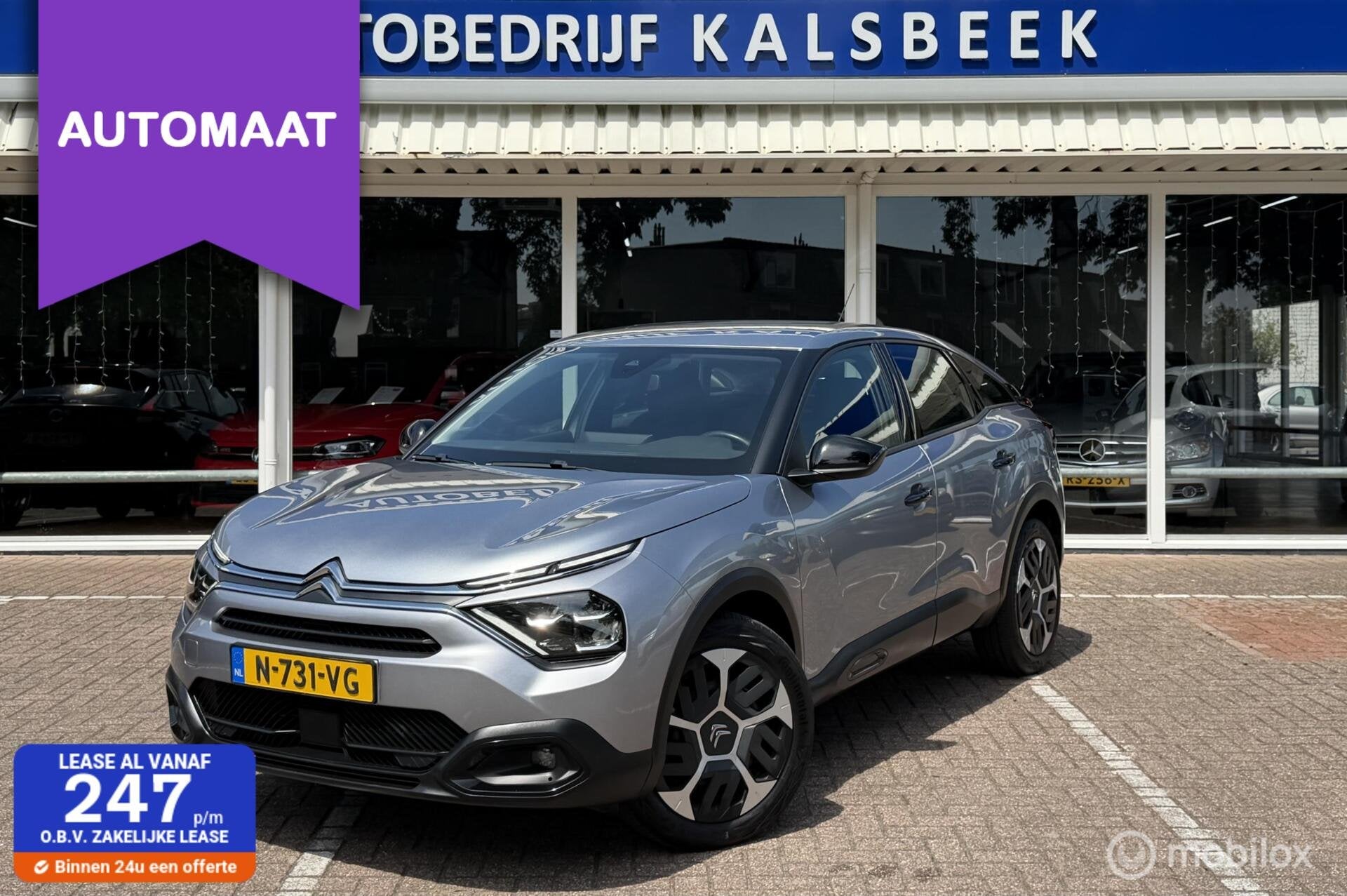 Citroen C4 1.2 PureTech Feel|Automaat|Carplay|Camera|Stoelve, Auto's, Citroën, Gebruikt, Euro 6, 1199 cc, Start-stop-systeem