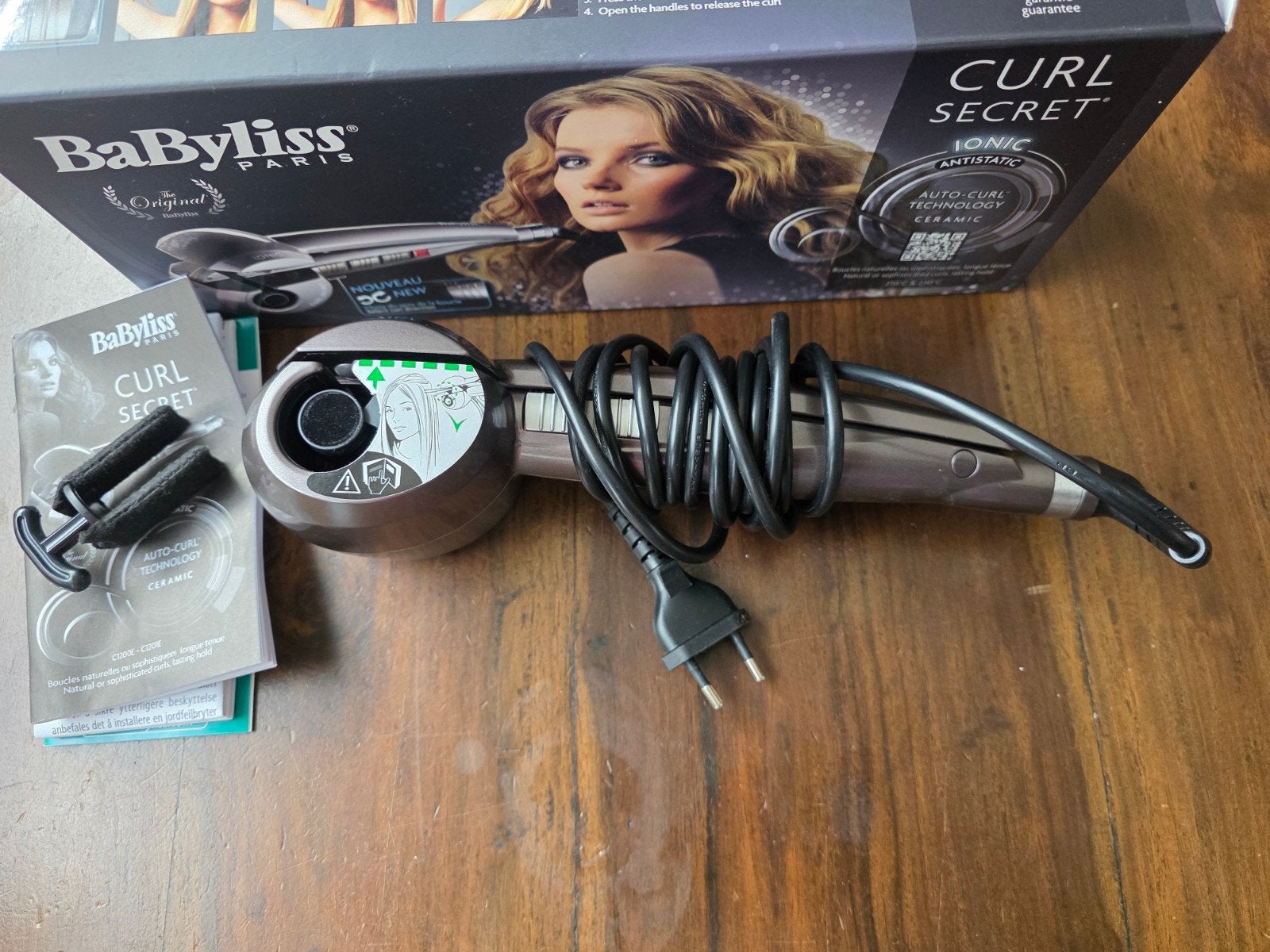 BaByliss Curl Secret C1200E Automatische Krultang, Ophalen of Verzenden, Zo goed als nieuw, Haarverzorging