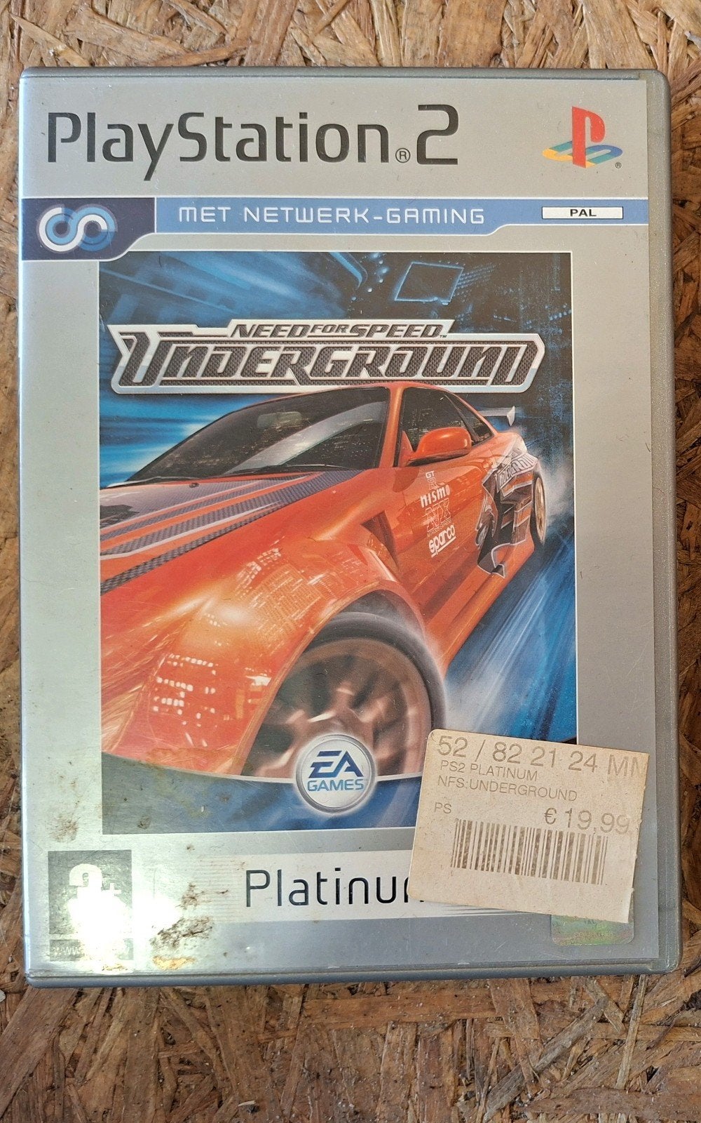 Playstation 2 spel Need for Speed Underground, Gebruikt, 1 speler, Racen en Vliegen, Ophalen of Verzenden