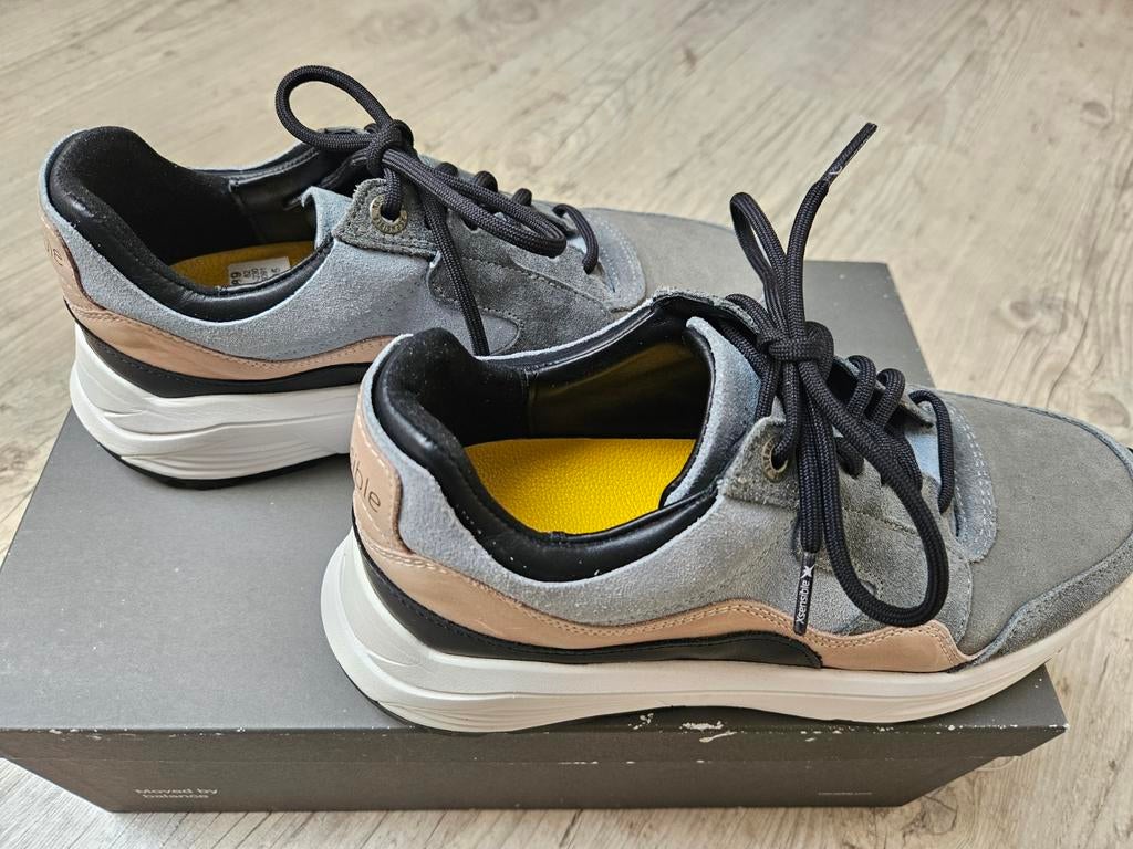 Stijlvolle Xsensible Sneakers - Grijs/Blauw/Roze, Xsensible, Ophalen of Verzenden, Grijs, Sneakers of Gympen