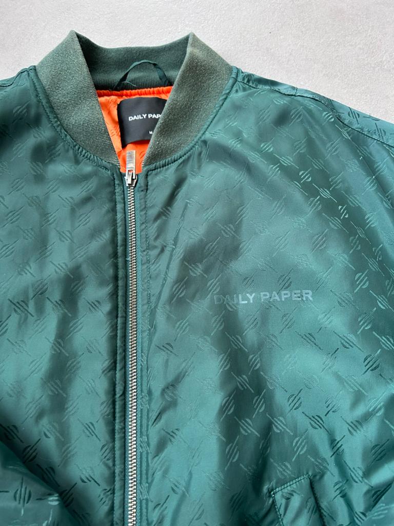 Daily Paper oversized bomber - maat M, Ophalen of Verzenden, Gedragen, Maat 48/50 (M), Groen
