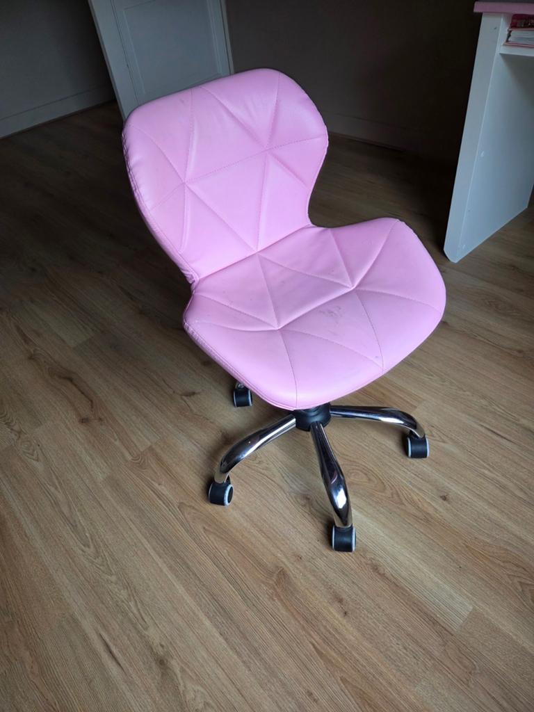 Bureaustoel, Ophalen of Verzenden, Zo goed als nieuw, Roze