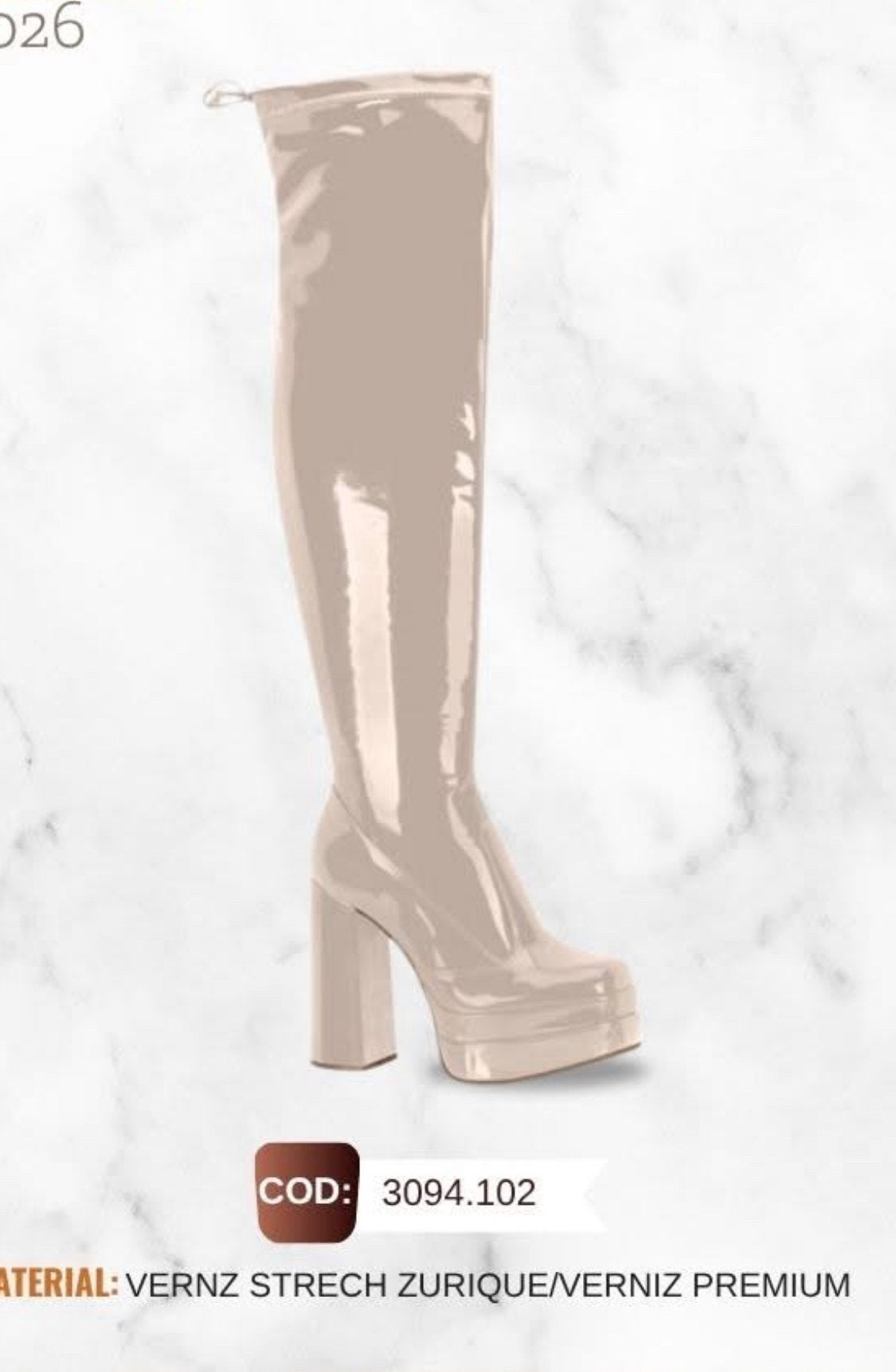 Vizzano Hoge Platform Laarzen - Nieuw!, Ophalen of Verzenden, Nieuw, Beige, Hoge laarzen