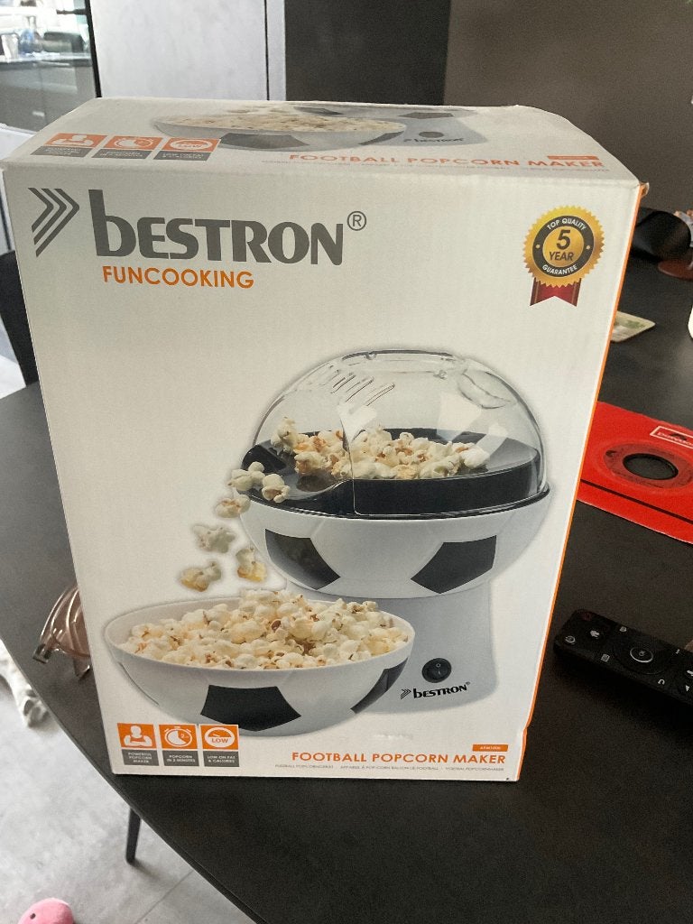 Bestron popcorn machine, Overige typen, Kunststof, Ophalen of Verzenden, Zo goed als nieuw