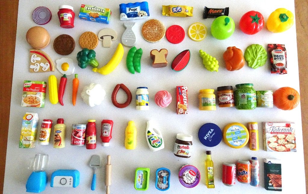 67 verschillende mini's Albert Heijn uit 2012/2013, Verzamelen, Supermarktacties, Albert Heijn, Ophalen of Verzenden