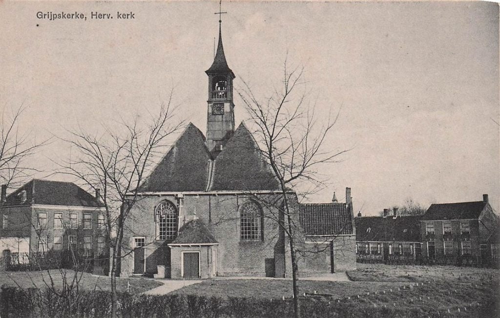 703-105-001 Grijpskerke Herv Kerk, Verzamelen, Ophalen of Verzenden, Voor 1920, Zeeland