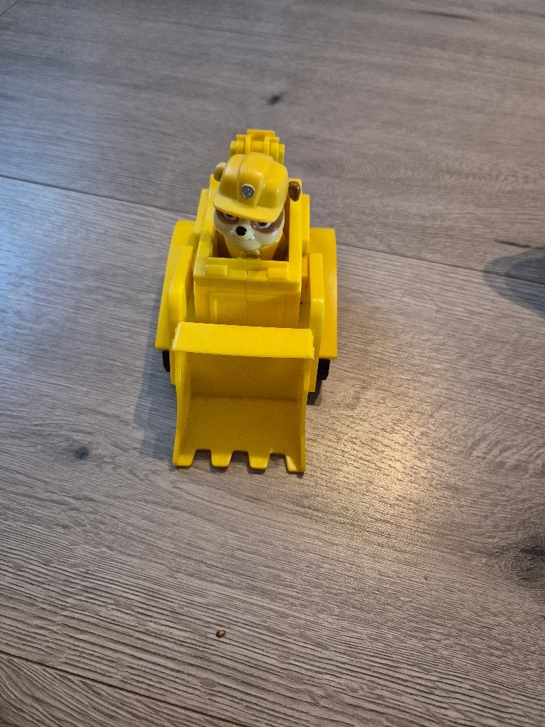 PAW Patrol Rubble Bulldozer Speelgoedvoertuig, Ophalen, Zo goed als nieuw