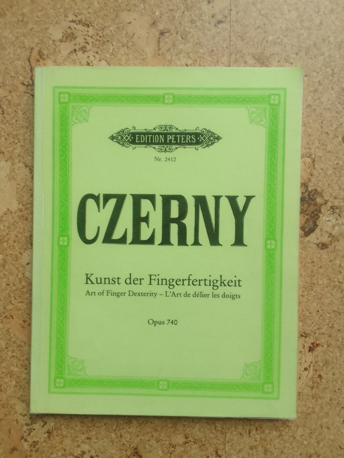 Czerny - Kunst der Fingerfertigkeit (Opus 740) - Pianoboek, Gebruikt, Klassiek, Les of Cursus, Ophalen of Verzenden
