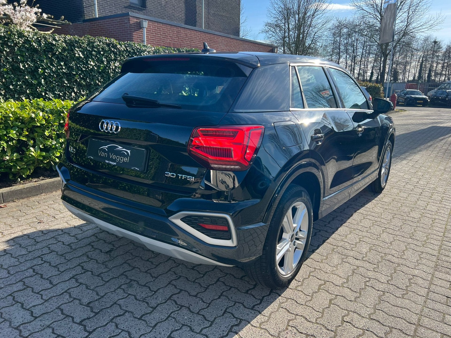 Audi Q2 30 TFSI Advanced edition virtual cockpit, camera, na, Auto's, Audi, Voorwielaandrijving, Stof, Gebruikt, Zwart