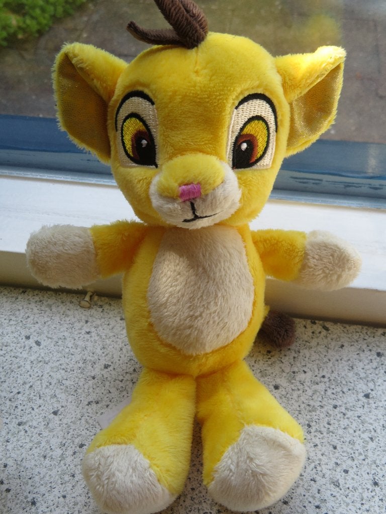 Disney Lion King Nala leeuw leeuwtje merk Nicotoy, Disney, Geel, Ophalen of Verzenden, Zo goed als nieuw