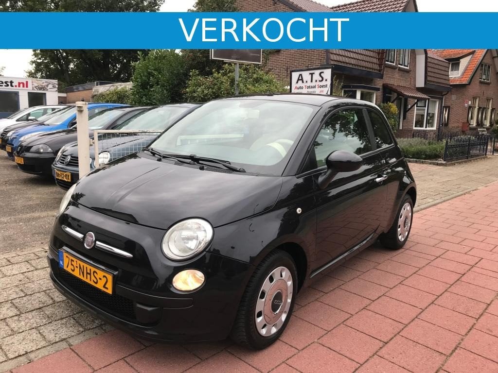 Fiat 500 verkocht, Auto's, Fiat, Euro 5, Stof, Gebruikt, 4 cilinders