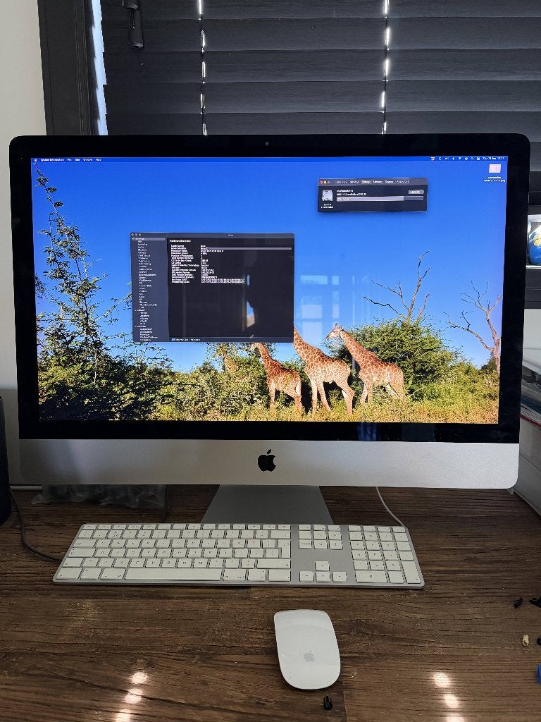 IMAC late 2015 27 inch i7 16gb 2 TB fusion AMD radeon, Computers en Software, Apple Desktops, Ophalen, HDD en SSD, IMac, Zo goed als nieuw