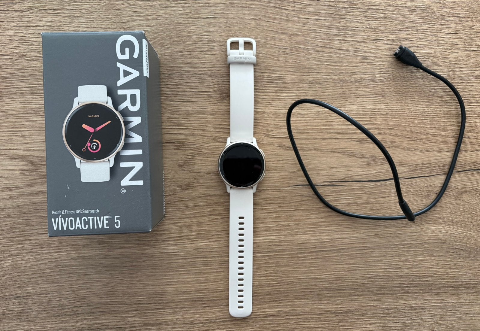 Garmin vivoactive 5, Ophalen, Zo goed als nieuw, Zwart, Android