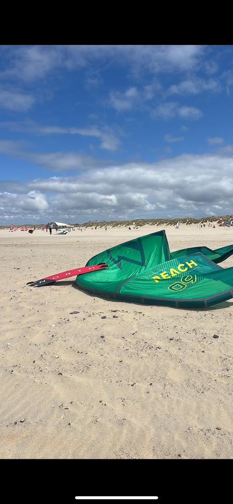 North reach 9m 2023, Watersport en Boten, Kitesurfen, Gebruikt, 9 m², Geen board, Ophalen of Verzenden