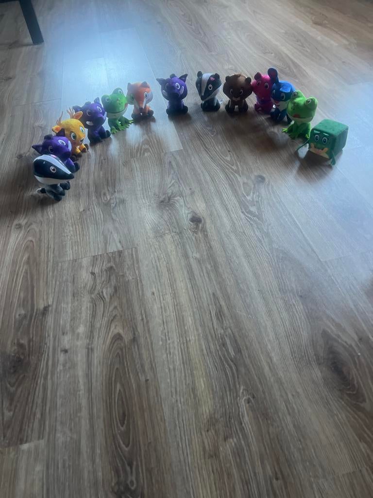 Leuke knuffels van diverse dieren, zo goed als nieuw, Overige merken, Overige karakters, Overige typen, Zwart