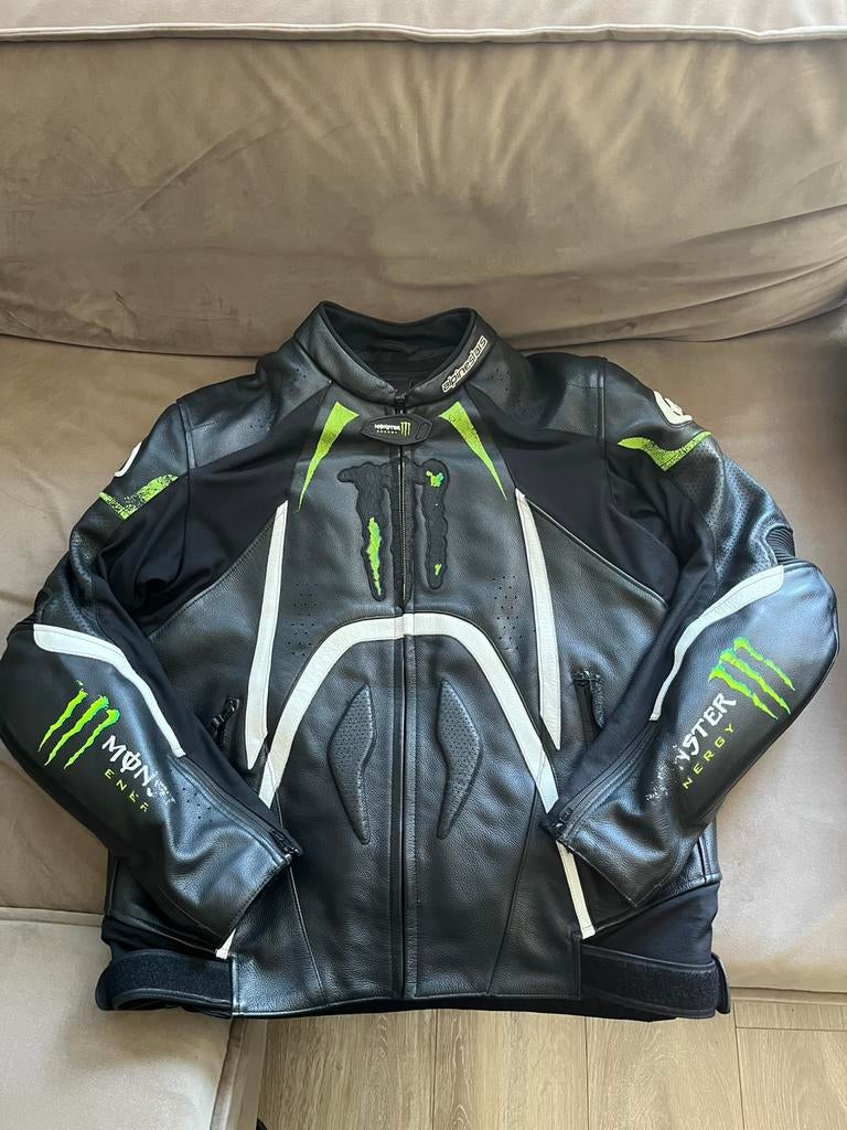 Alpinestars | Monster | 56, Motoren, Kleding | Motorkleding, Ophalen of Verzenden, Tweedehands, Heren, Jas | leer