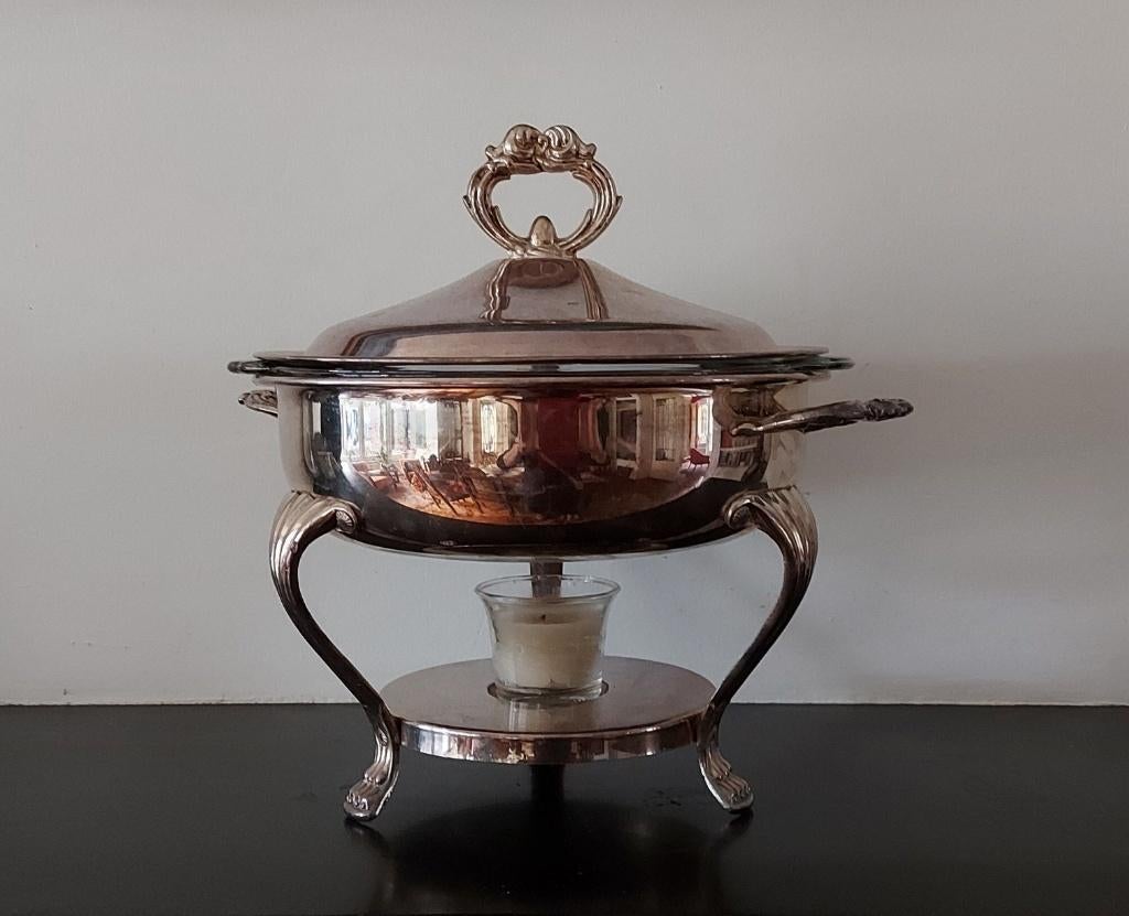 Vintage Fire King Glas USA ovenschaal plate standaard, Antiek en Kunst, Ophalen of Verzenden
