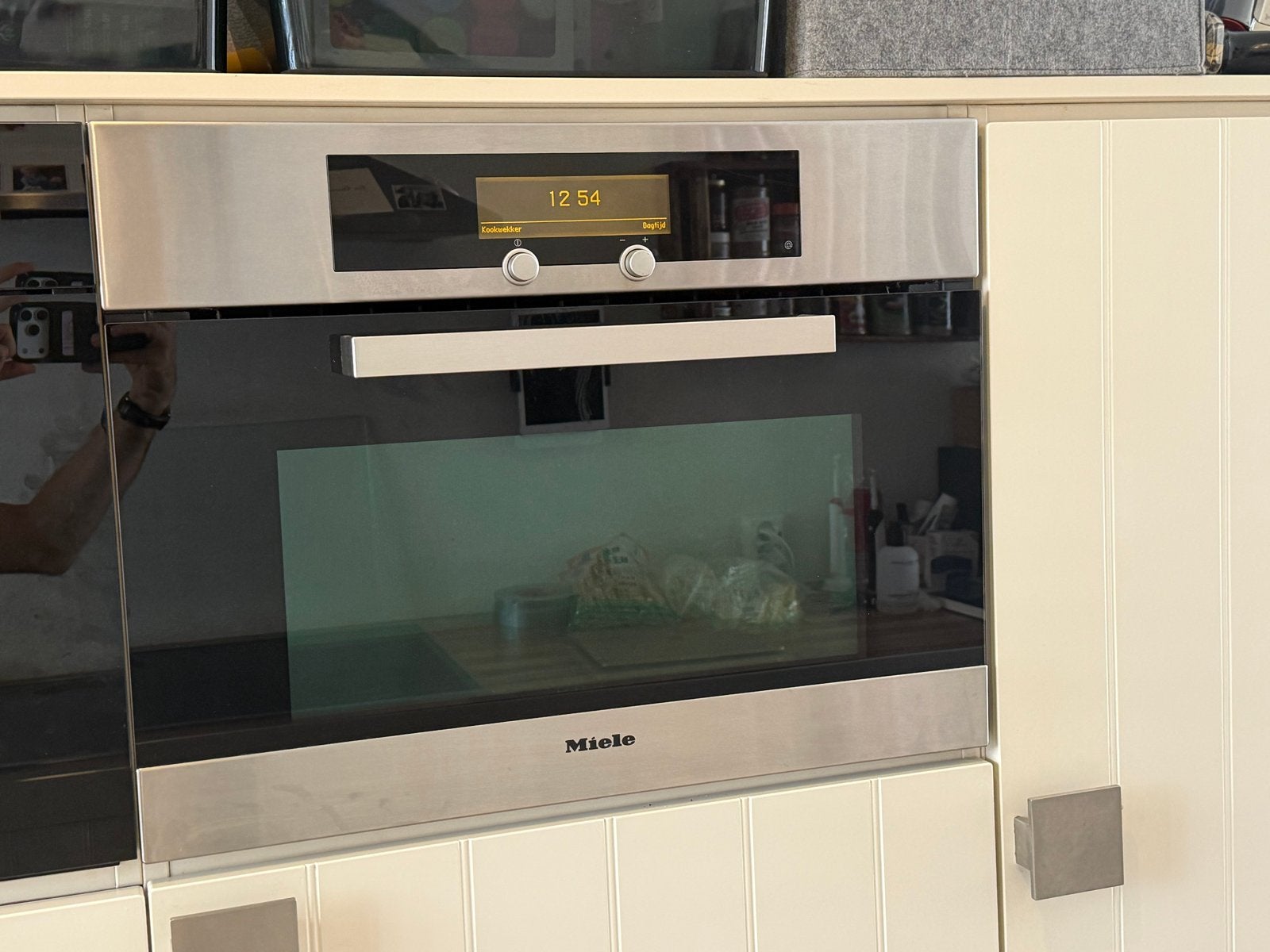 Miele H4062BM Combimagnetron - Inbouw, Ophalen, Combimagnetron, Gebruikt, 60 cm of meer