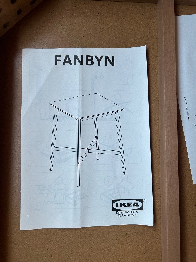 IKEA fanbyn bar tafel nieuw in doos, Huis en Inrichting, Ophalen, Nieuw