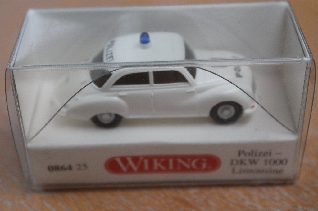 Wiking DKW 1000 in polizei uitvoering, Ophalen of Verzenden, Zo goed als nieuw, Auto, Wiking