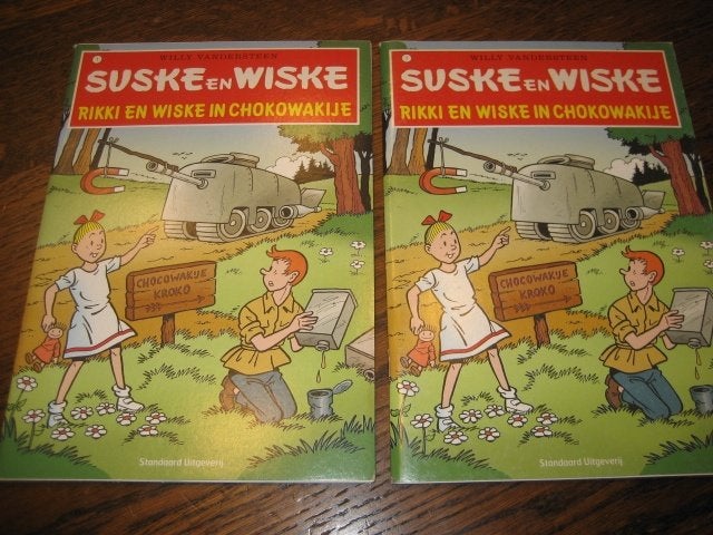 SUSKE EN WISKE / RIKKI EN WISKE IN CHOKOWAKIJE (RECLAME), Boeken, Meerdere stripboeken, Ophalen of Verzenden, Zo goed als nieuw