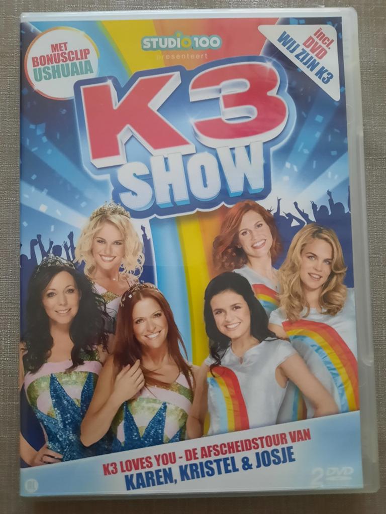 Dvd K3 Show, Alle leeftijden, Ophalen of Verzenden, Zo goed als nieuw