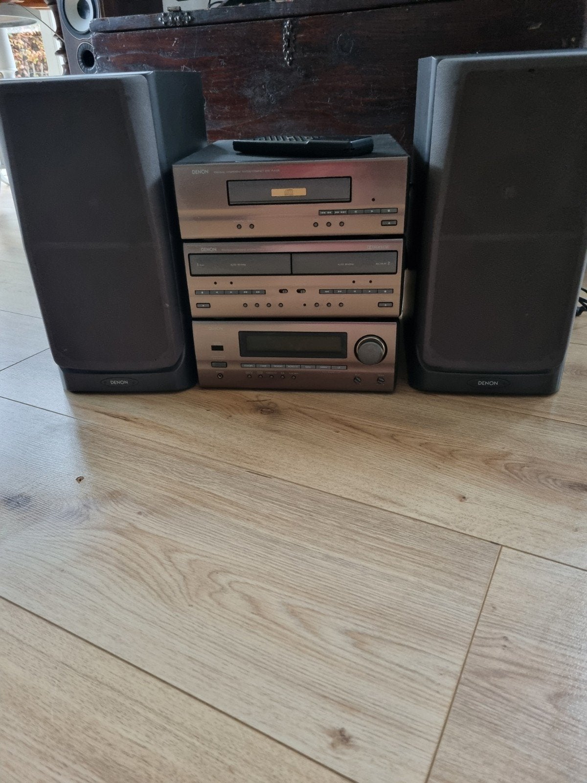 Denon UCD-65 Hifi Set met CD, Cassette, Tuner en Speakers, Audio, Tv en Foto, Stereo-sets, Ophalen of Verzenden, Gebruikt, Cassettedeck
