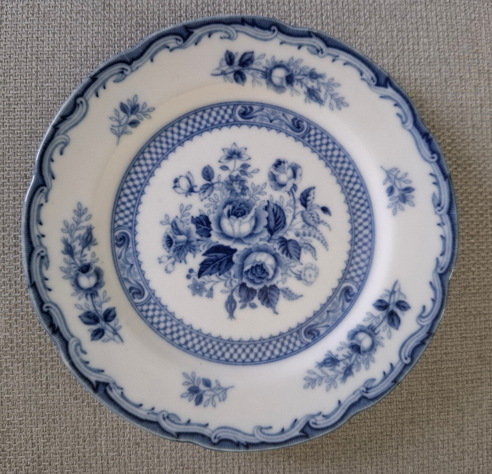 Gebaksbord van blue and White servies, Ophalen of Verzenden, Porselein, Overige stijlen