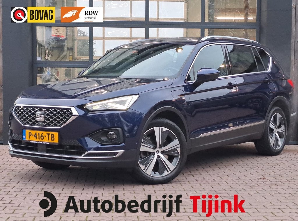 SEAT Tarraco 1.4 TSI e-Hybrid PHEV Xcellence | LED | Trekhaa, Auto's, Seat, Euro 6, 4 cilinders, Met garantie (alle), Blauw