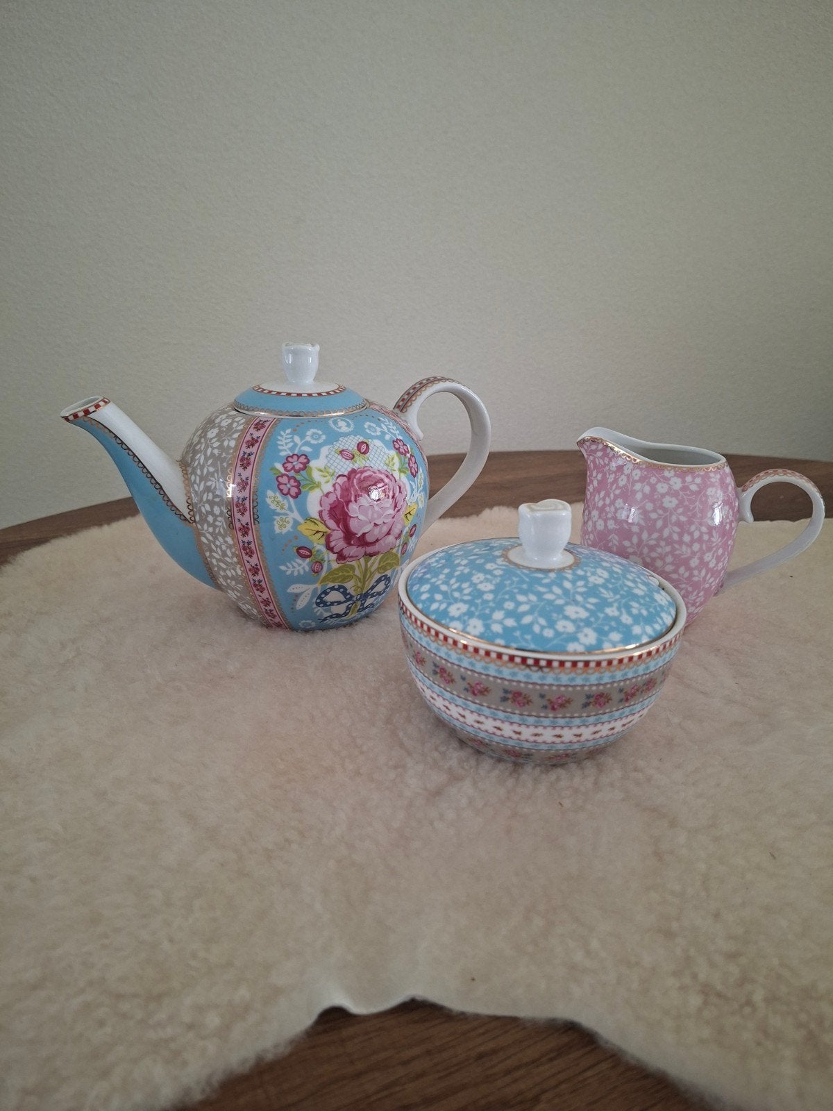 Pip theepot, suiker en melk, Huis en Inrichting, Keuken | Servies, Ophalen of Verzenden, Porselein, Overige stijlen, Overige typen