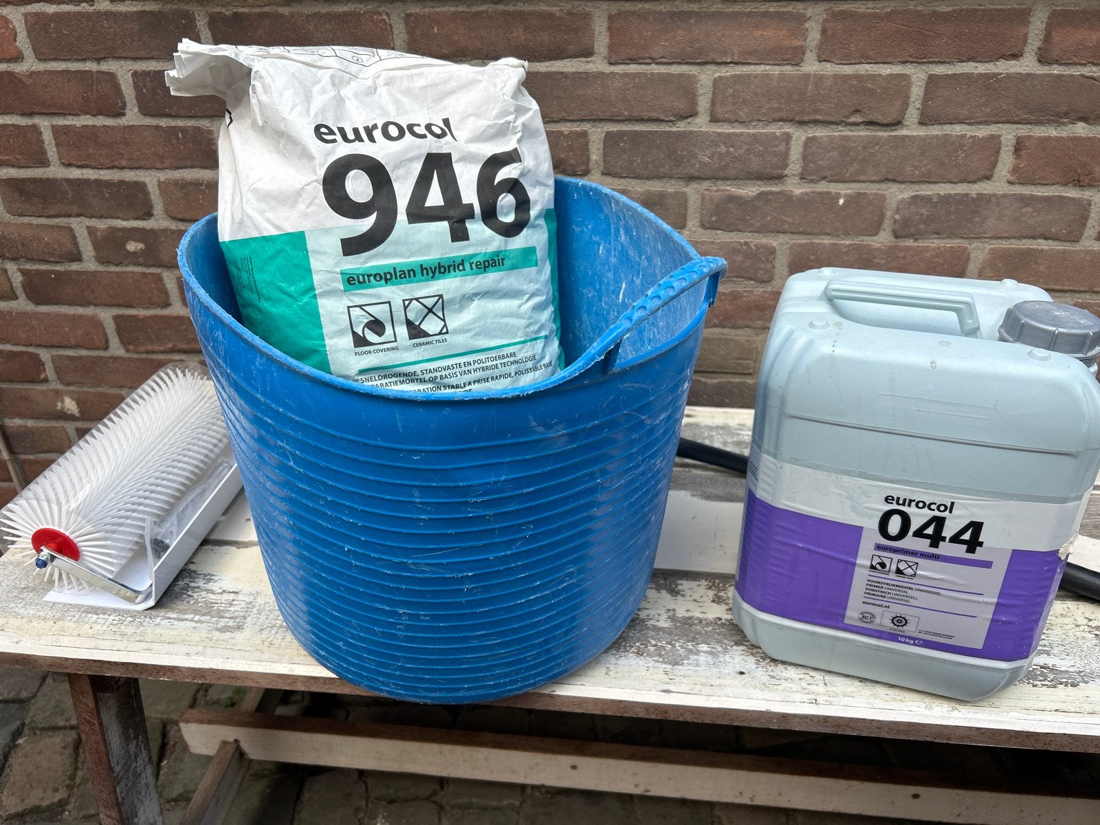 Eurocol 946 hybrid repair + 044 primer en prikroller nieuw, Ophalen, Nieuw